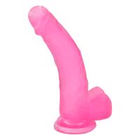 Lovetoy Jelly Studs - realistické dildo s přísavkou - 20 cm (růžové)