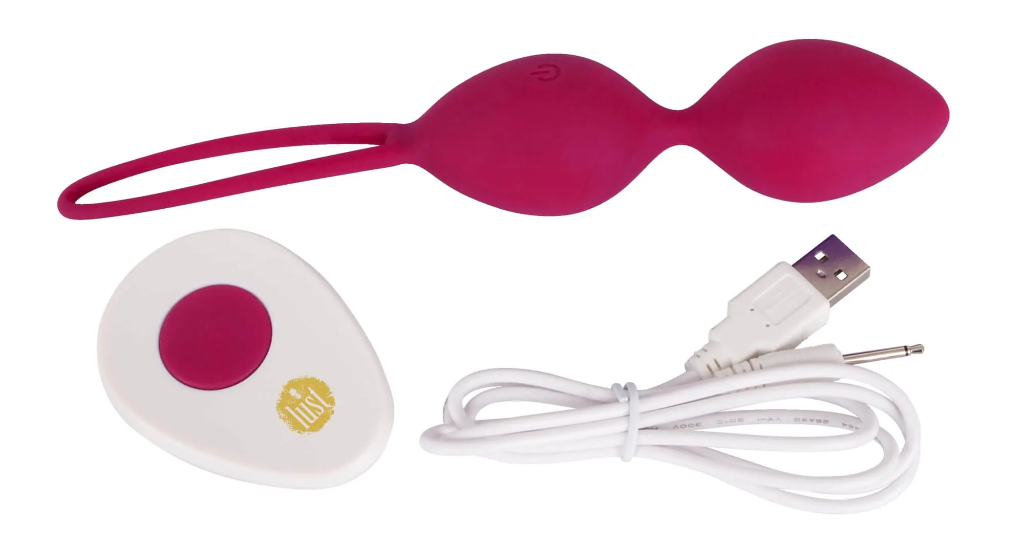 Lust - Rechargeable Wireless Vibrating Love Ball (Blackberry)