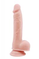 Mr. Dixx 7.6 - dildo na varlaty a přísavkou - přírodní (19,5 cm)