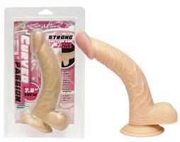 NMC 7.5 - Zakřivené dildo, přírodní (19cm)