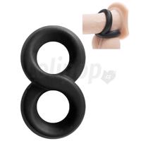 NS Novelties Renegade Infinity Ring Black