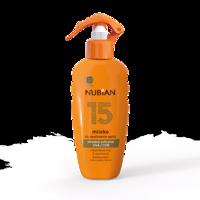 Nubian mléko na opalování v spreji SPF 15 200 ml