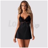 Obsessive 810-BAB Babydoll &amp;amp;amp; Thong Black