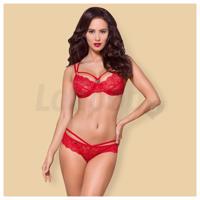 Obsessive 860-SET-3 2-pcs Set Red