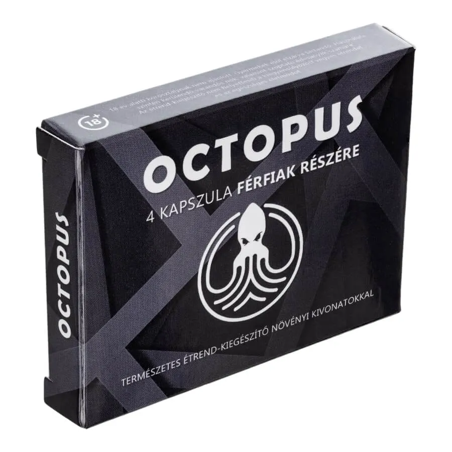 Octopus výživový doplnok pre mužov pre lepšie libido 4ks