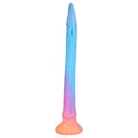 OgazR XXL Úhoř - zářící anální dildo - 47 cm (růžové)