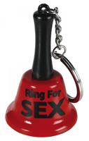 OOTB Ringing for Sex - přívěsek na klíče, zvonek na sex (červeno-černý)