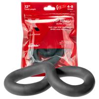 Perfektní Fit Ultra Wrap 12 - silný erekční kroužek - černý (30cm)