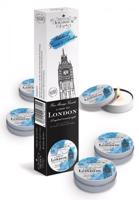 Petits Joujoux London - sada masážních svíček - rebarbora-jantarová (5 x 43 ml)