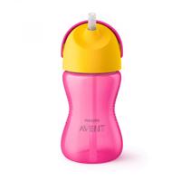 Philips AVENT Hrneček Bendy 300 ml s ohebným brčkem dívka