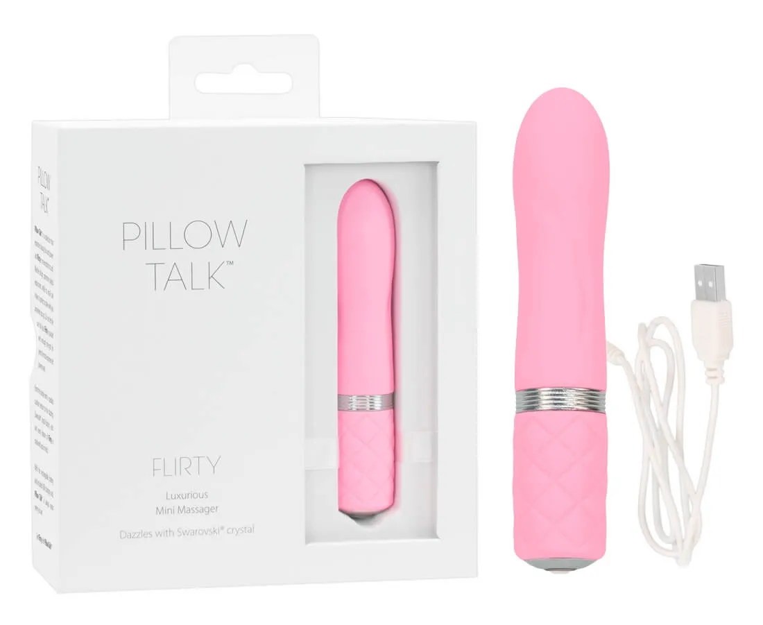 Pillow Talk Flirty - Rechargeable Stick Vibrator (Pink)