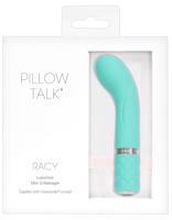 Pillow Talk Racy - úzký G-bod vibrátor, tyrkysový, nabíjecí