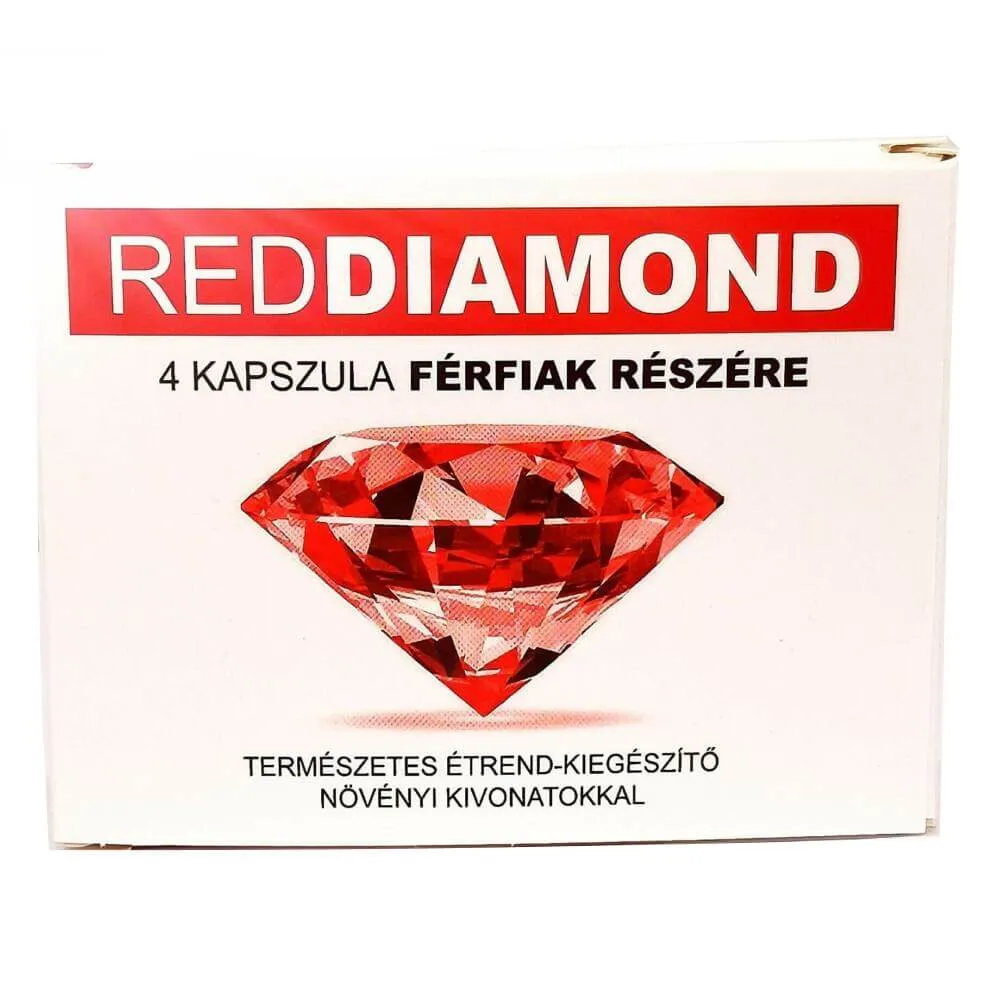 Prírodný výživový doplnok pre mužov Red Diamond 4ks