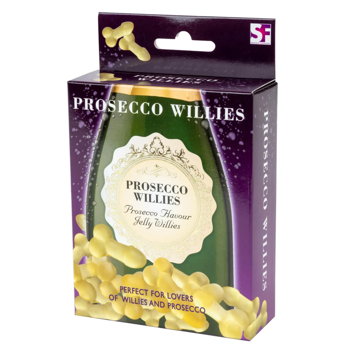 Prosecco Willies gumené cukríky v tvare penisu 120g