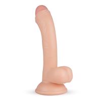 Real Fantasy Vince - realis?tické dildo s varlaty a předkožkou - 19,5 cm (přírodní)