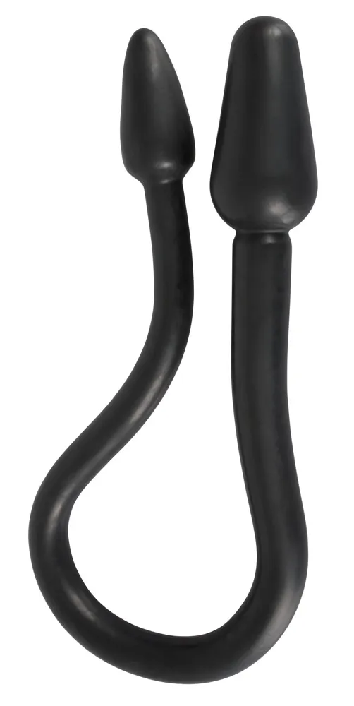 Rebel Double Plug - Double Cone Anal Dildo (Black)