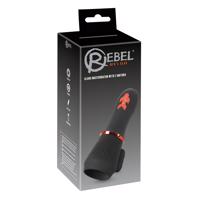 Rebel - nabíjecí vibrátor s dvěma motory, černý