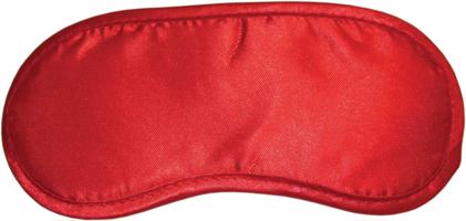 S &amp; M Satin Red Blindfold - saténová maska ?na oči (červená)