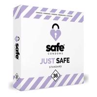 SAFE Just Safe - standardní kondomy vanilkové (36ks