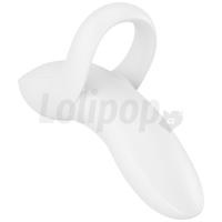 Satisfyer Bold Lover vibrátor na prst bílý