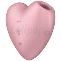 Satisfyer Cutie Heart pulzační a vibrační stimulátor růžový