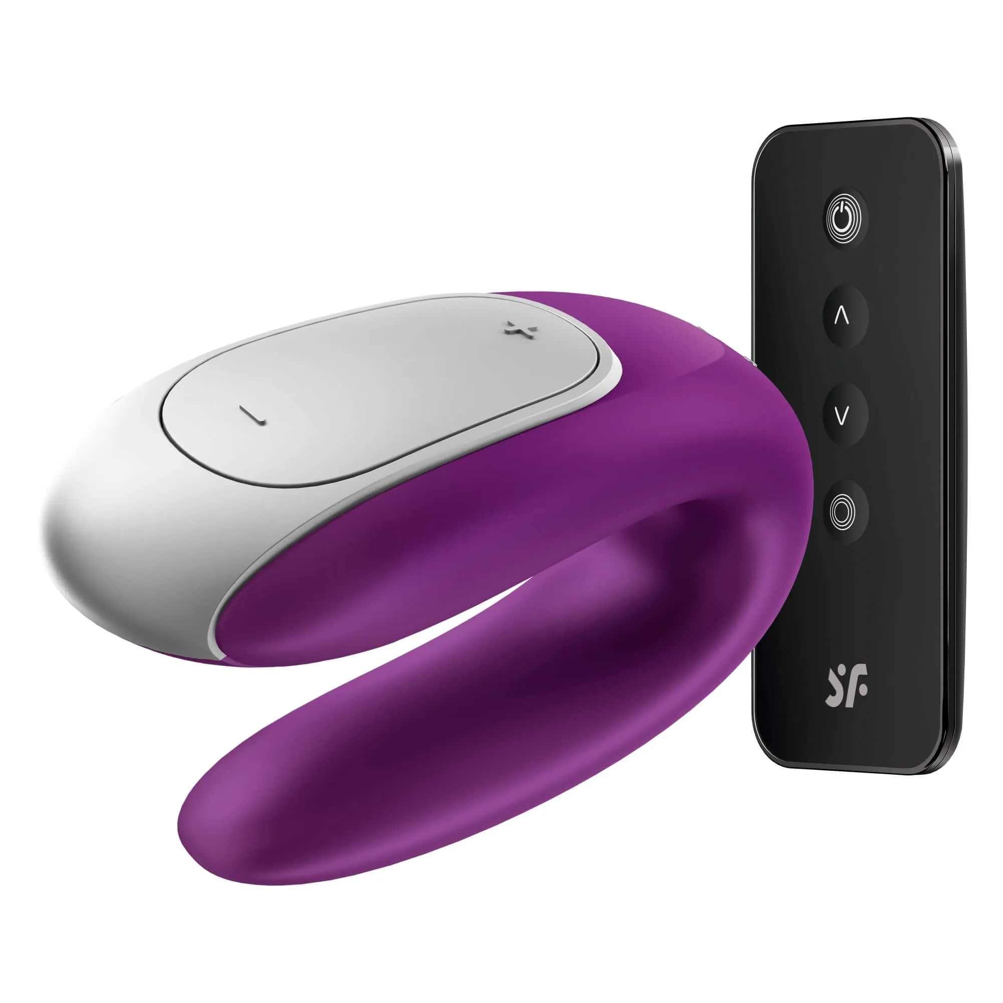 Satisfyer Double Fun - Smart Couple's Vibrator (Purple)