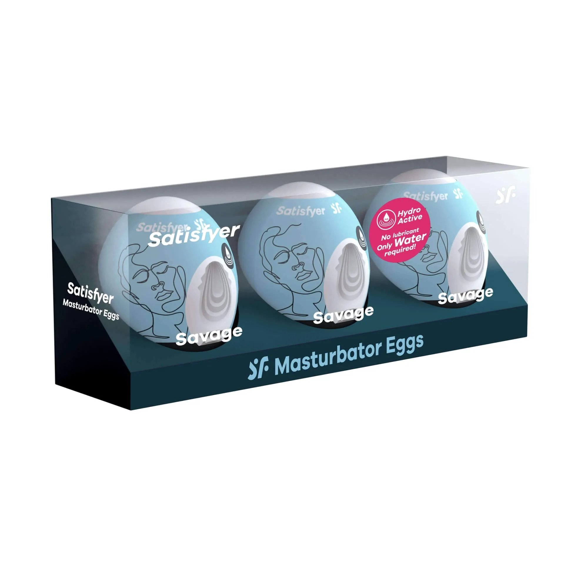 Satisfyer Egg Savage - Masturbation Egg Set (3 pieces)