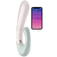 Satisfyer Heat Wave smart vibrátor s vyhříváním mint