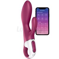 Satisfyer Heated Affair smart vibrátor s vyhříváním bordový