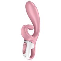 Satisfyer Hug Me - chytrý vibrátor s ramenem pro klitoris (růžová)