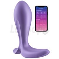 Satisfyer Intensity Plug smart vibrační kolík se stimulátorem perinea fialový