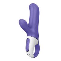 Satisfyer Magic Bunny - vodotěsný, nabíjecí vibrátor s ramínkem na klitoris (modrý)