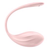 Satisfyer Ribbed Petal - rádiové vibrační vajíčko (růžové)