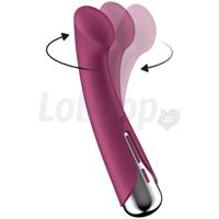 Satisfyer Spinning G-Spot 1 rotační vibrátor na bod G červený