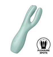 Satisfyer Threesome 3 - nabíjecí stimulátor klitorisu (máta)