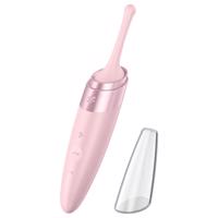 Satisfyer Twirling Delight - akumulátorový, vodotěsný klitorální vibrátor (růžový)