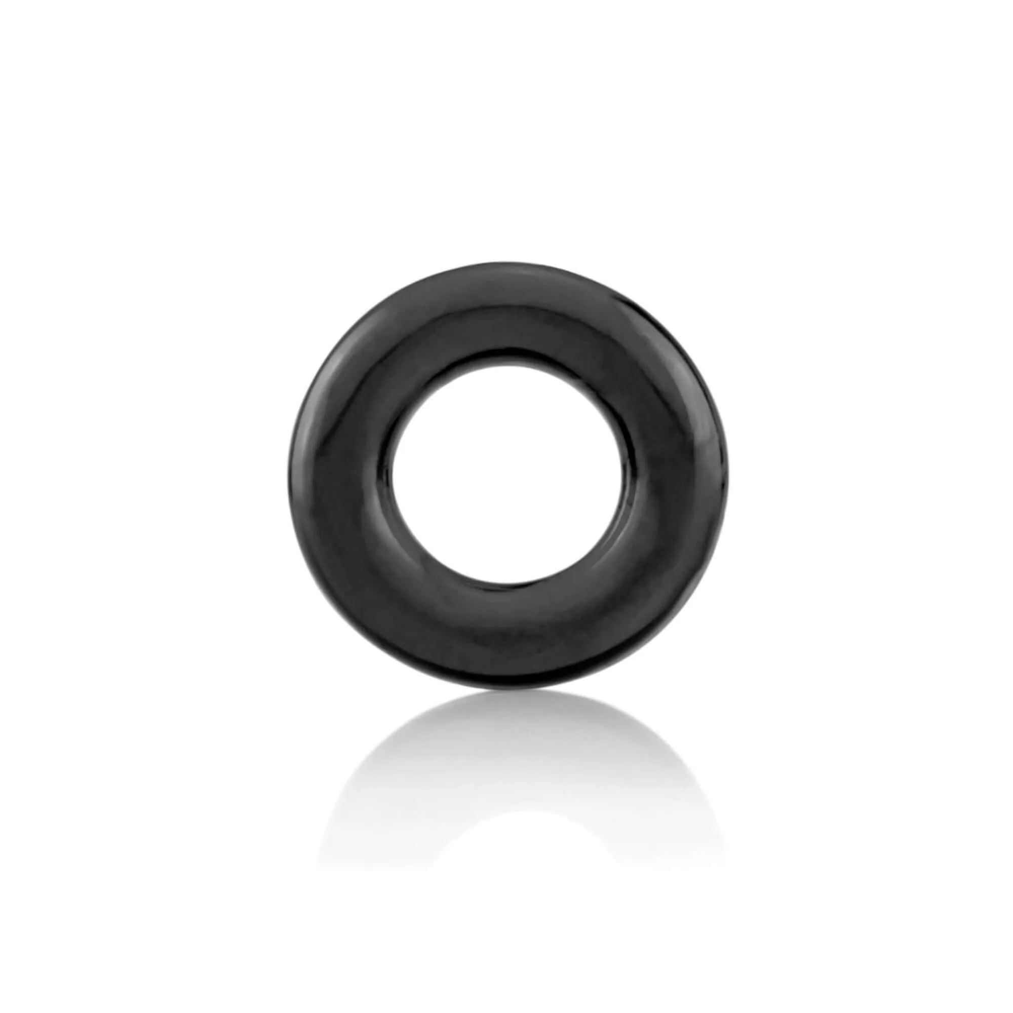 Screaming O Silicone Cock Ring (Black)