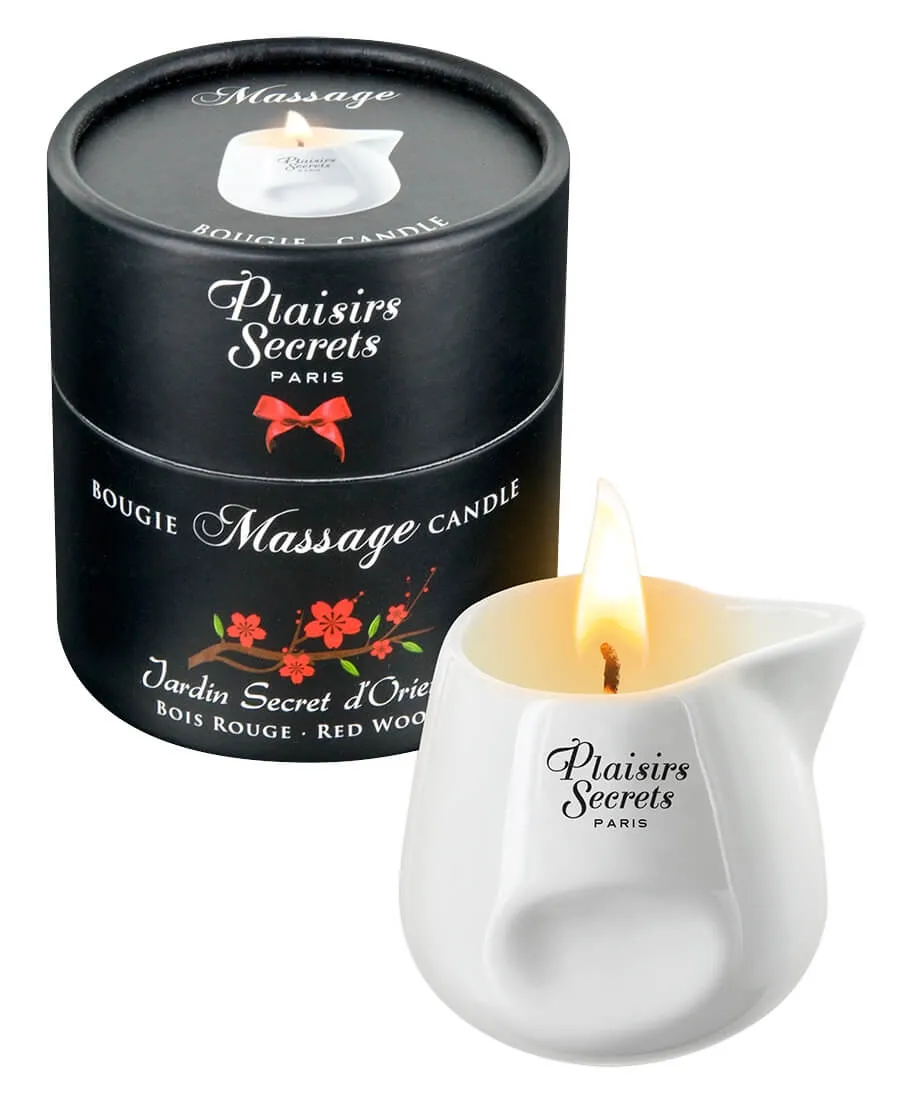 Secret Pleasures Red Wood - Massage Candle (80ml)