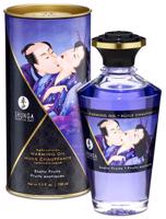 Shunga - hřejivý masážní olej - exotické ovoce (100 ml)