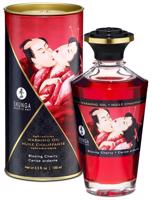 Shunga - hřejivý masážní olej - třešeň (100 ml)