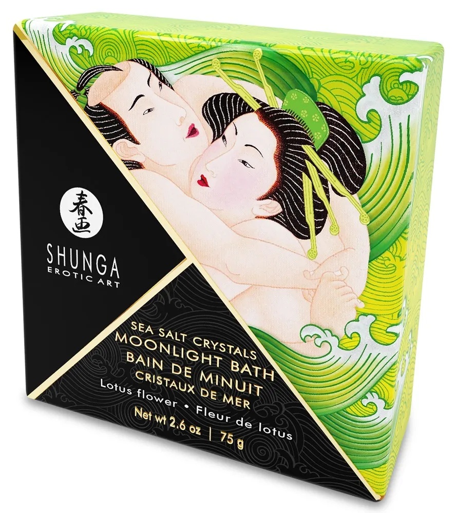 Shunga Lotus Flower - Bath Crystals with Dead Sea Minerals (75g)