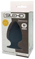 Silexd M - přizpůsobivé anální dildo - 11cm (černé)