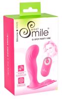 SMILE G-Spot Panty - nabíjecí připínací vibrátor na dálkové ovládání (růžový)