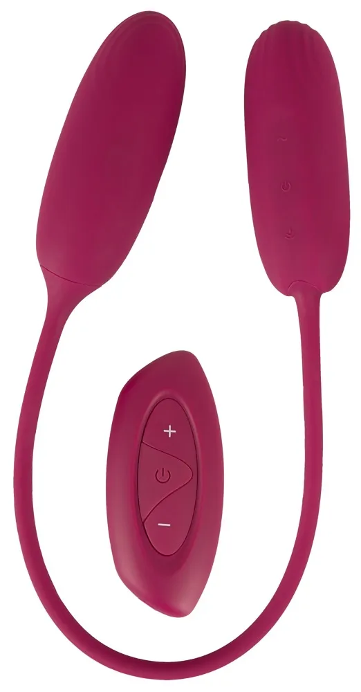 Smile Love Egg Duo - Vibrating Egg (Anal+Vaginal)