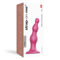 Strap-on-me Beads M - připínací dildo s korálky (růžové)