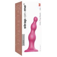 Strap-on-me Korálky M - růžové perličkové dildo