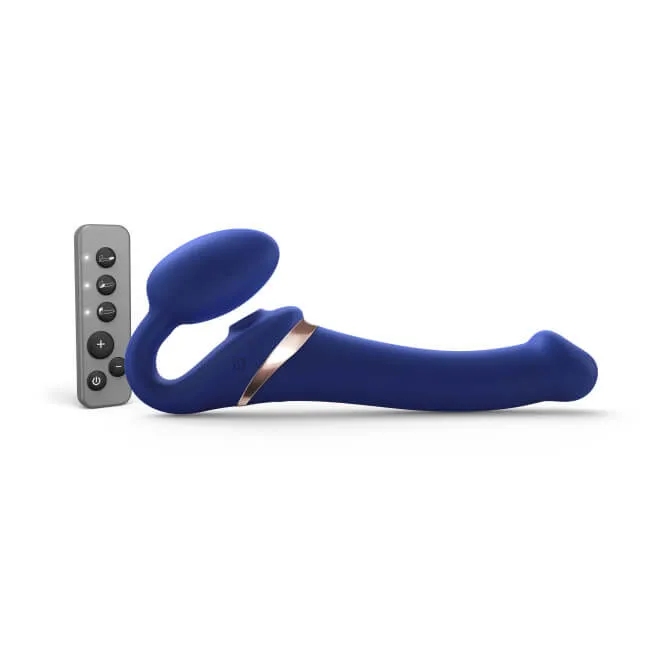 Strap-On-Me M - Attachable Air Wave Vibrator (Blue)