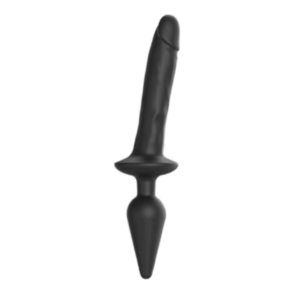 Strap-on-me Switch Realistic L - 2in1 Silicone Dildo (Natural)