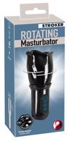 STROKER Rotating - rotující masturbátor na baterie (černý)