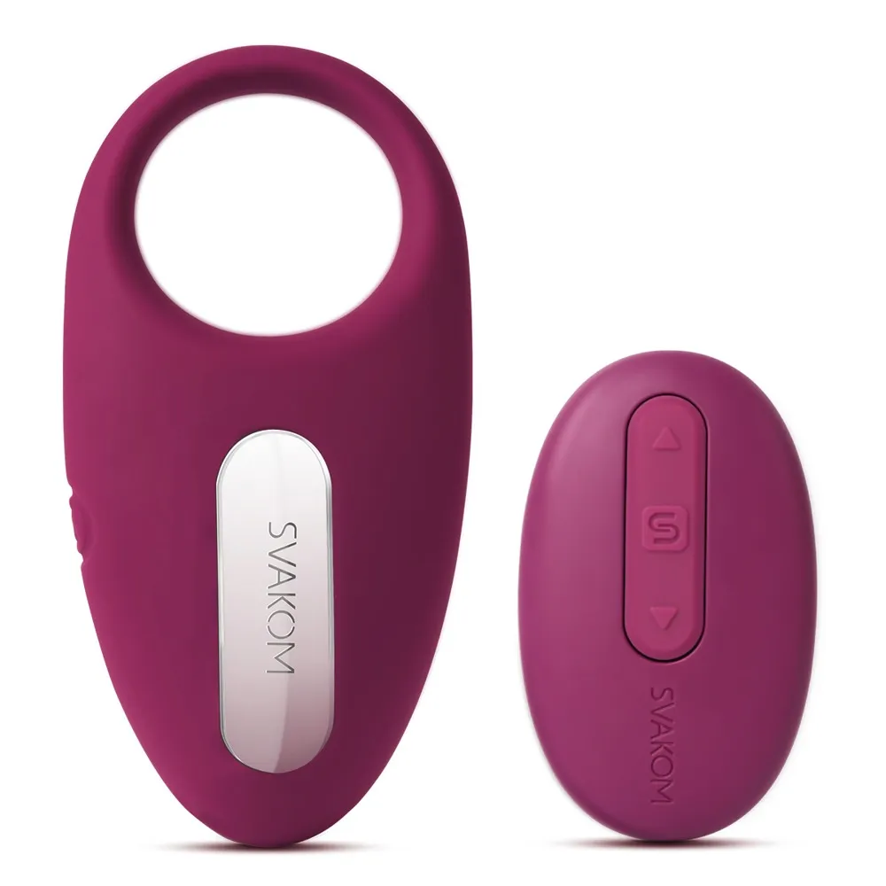 / Svakom Winni - Wireless Vibrating Penis Ring (Purple)